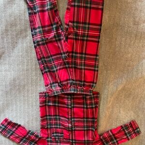 Red Plaid Pajama Set